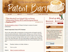Tablet Screenshot of patentbaristas.com